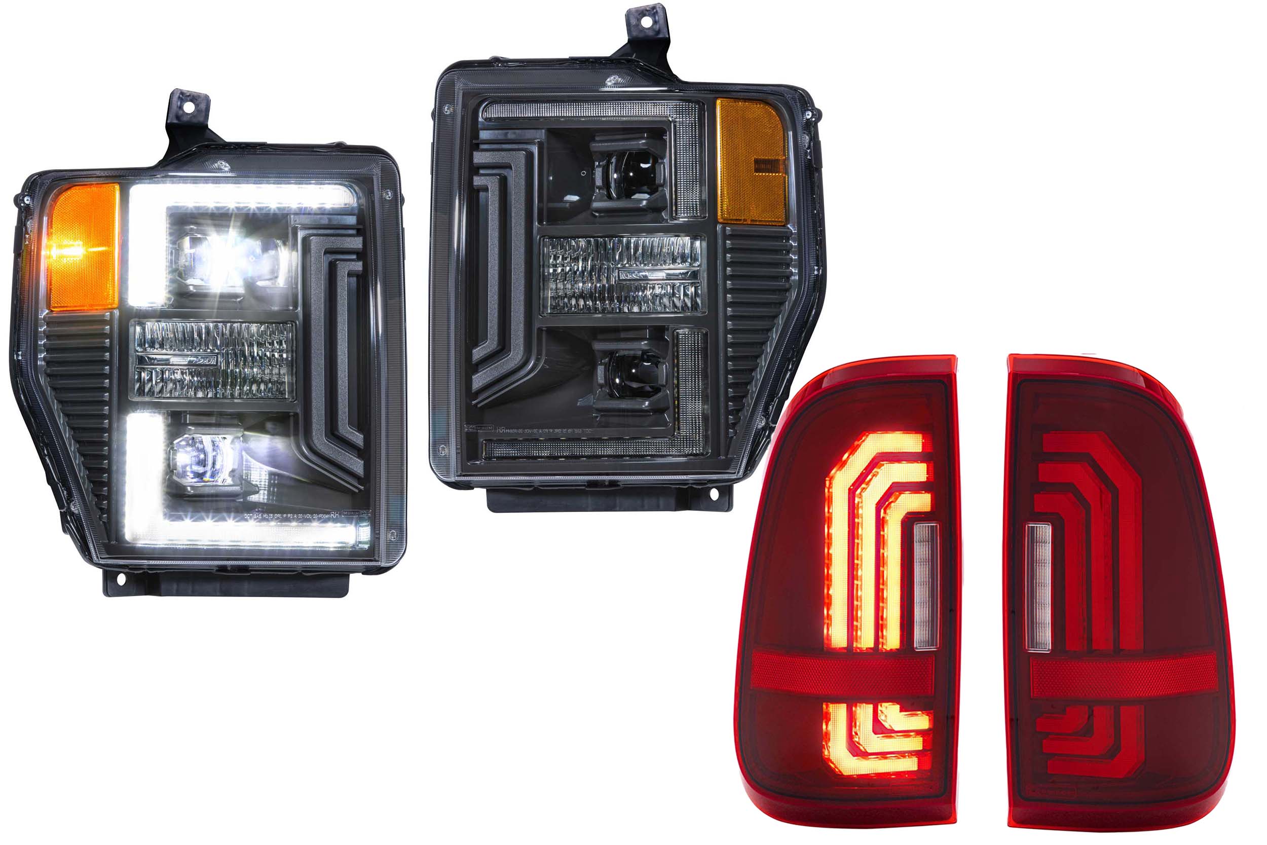Ford F-250 Super Duty (08-10) Headlight & Tail Light Combo